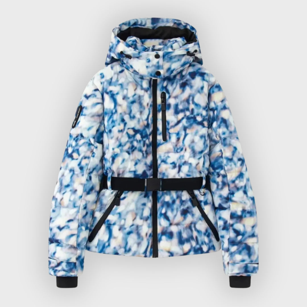 Damen Pufferjacke Mit Gürtel Stylisch