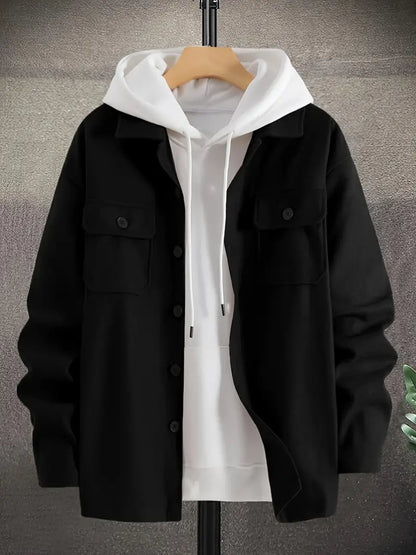 Lässige Herren Jacke Langarm Casual Style