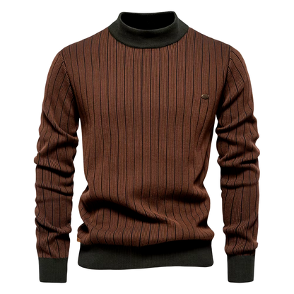 Stilvolle Streifenpullover für Damen Winter