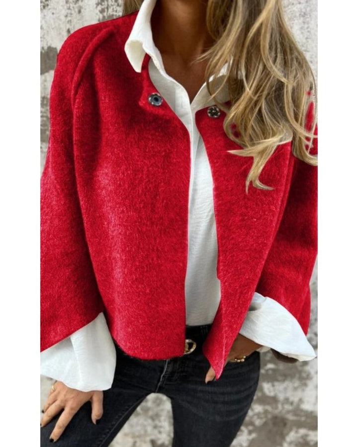 Elegante Wolljacke Damen Luxus Qualität