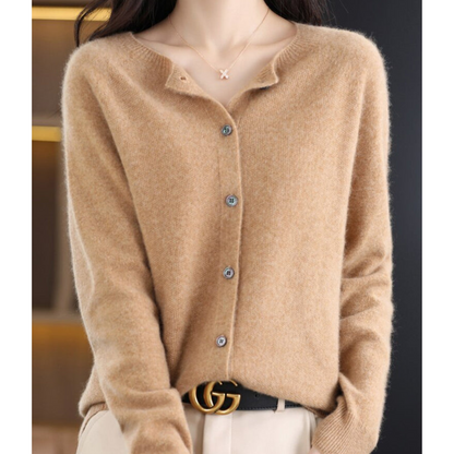 Luxus Cardigan 100% Kaschmir Weich - IdealeKleiden