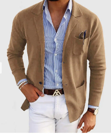 Stylische Herrenjacke mit Druck Modern Design