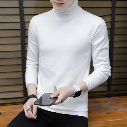 Herren Pullover Hochgeschlossen Elegant Strick