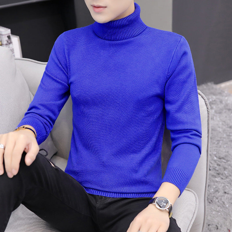 Herren Pullover Hochgeschlossen Elegant Strick