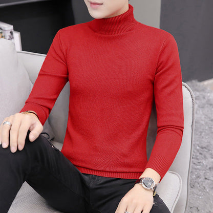 Herren Pullover Hochgeschlossen Elegant Strick