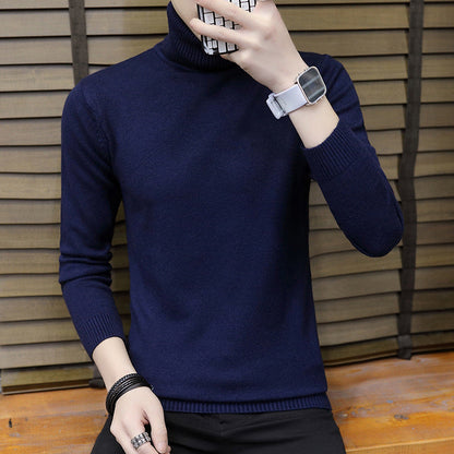 Herren Pullover Hochgeschlossen Elegant Strick