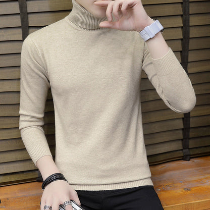 Herren Pullover Hochgeschlossen Elegant Strick