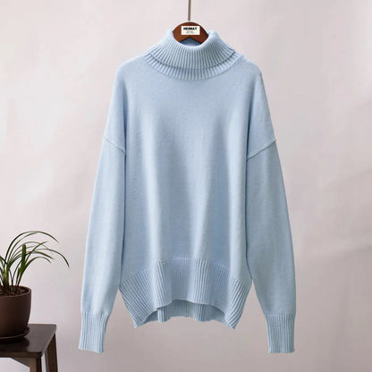 Bequemer Damen Pullover Locker Geschnitten