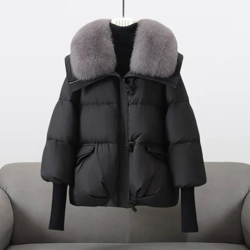 Elegante Winterkleidung Wärme Stil