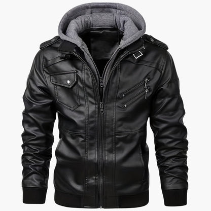 Herren Bomberjacke Modern Kapuze Design