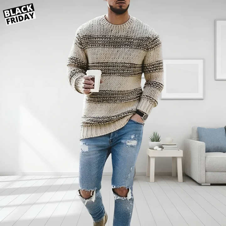 Herren Pullover Warm Kaschmir Look
