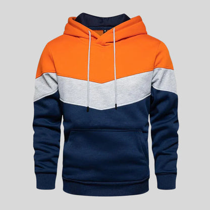 Patchwork Strickpullover Herren Modern