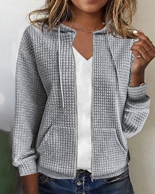 Stylische Kapuzenjacke Hochwertig Casual Wear - IdealeKleiden