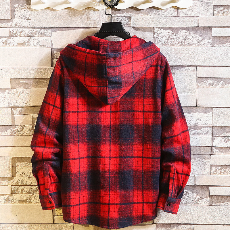 Kariertes Thermo-Sweatshirt Warm & Bequem - IdealeKleiden