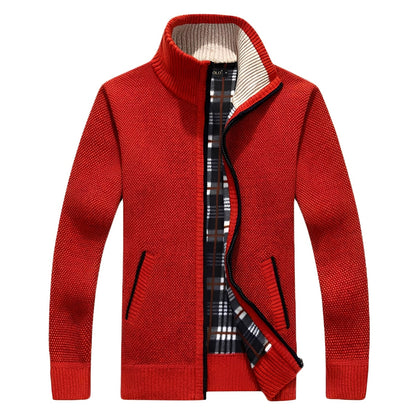 Stylischer Herren Cardigan Weich Fleece - IdealeKleiden