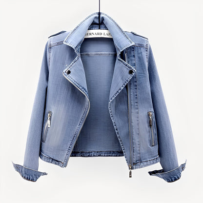 Elegante Damen Jeansjacke Klassisches Design