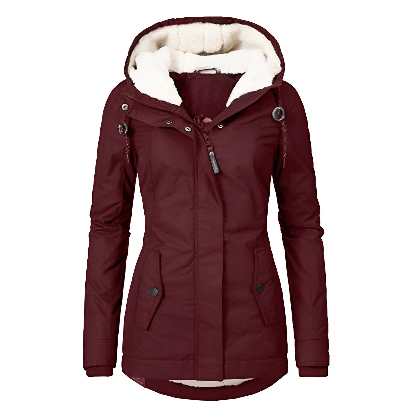 Weiche Damen Fleecejacke Sherpa Style