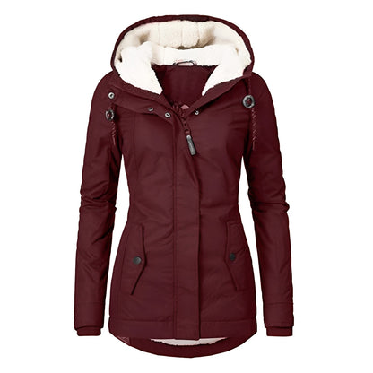 Weiche Damen Fleecejacke Sherpa Style