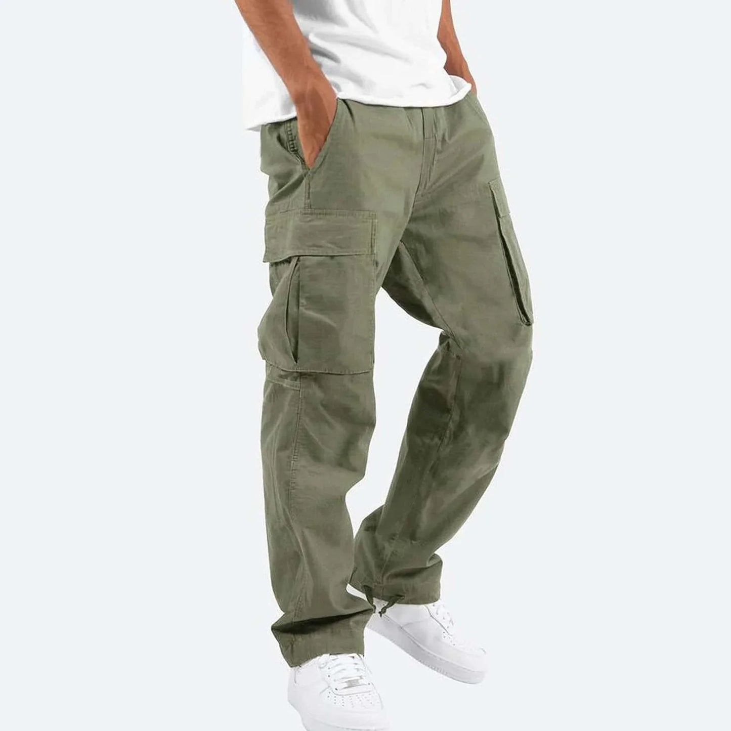 Bequeme Herrenhose Freizeit Cargo Stil