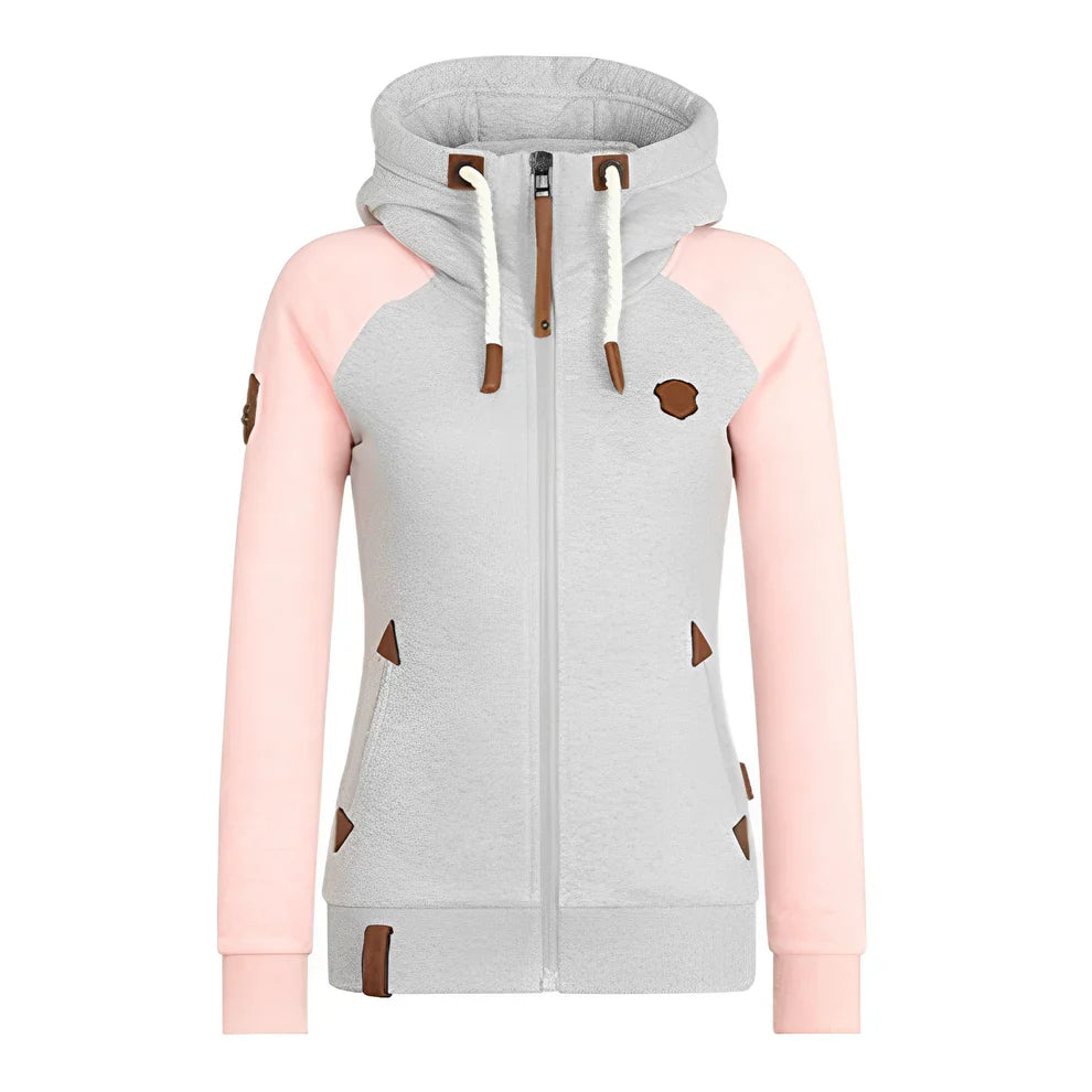 Kapuzenpullover Damen Bequem Kordelzug