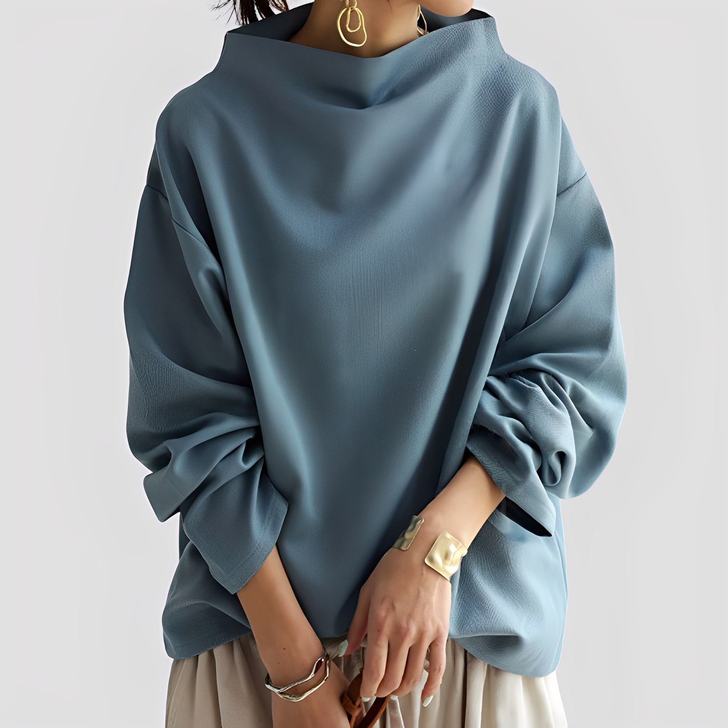 Stylisher Damenpulli Locker Geschnitten