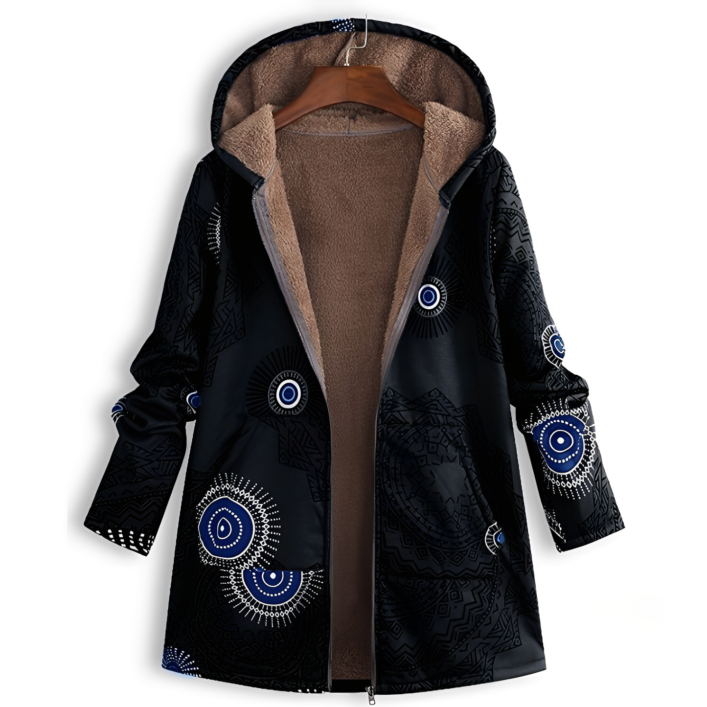 Stylische Damenjacke mit Muster Vintage Look