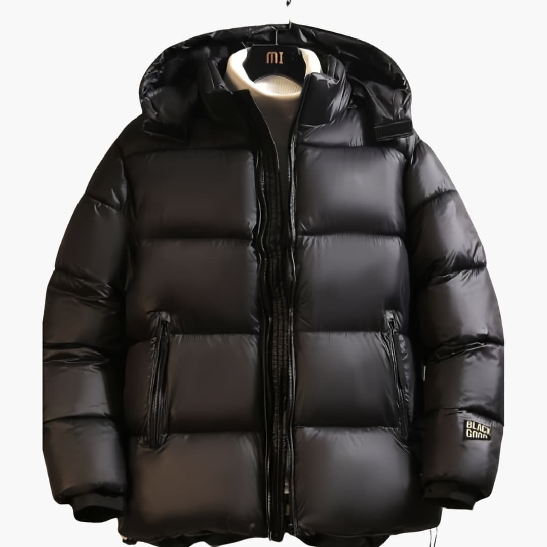 Herren Winterjacke Warm Dick Isoliert mit Kapuze