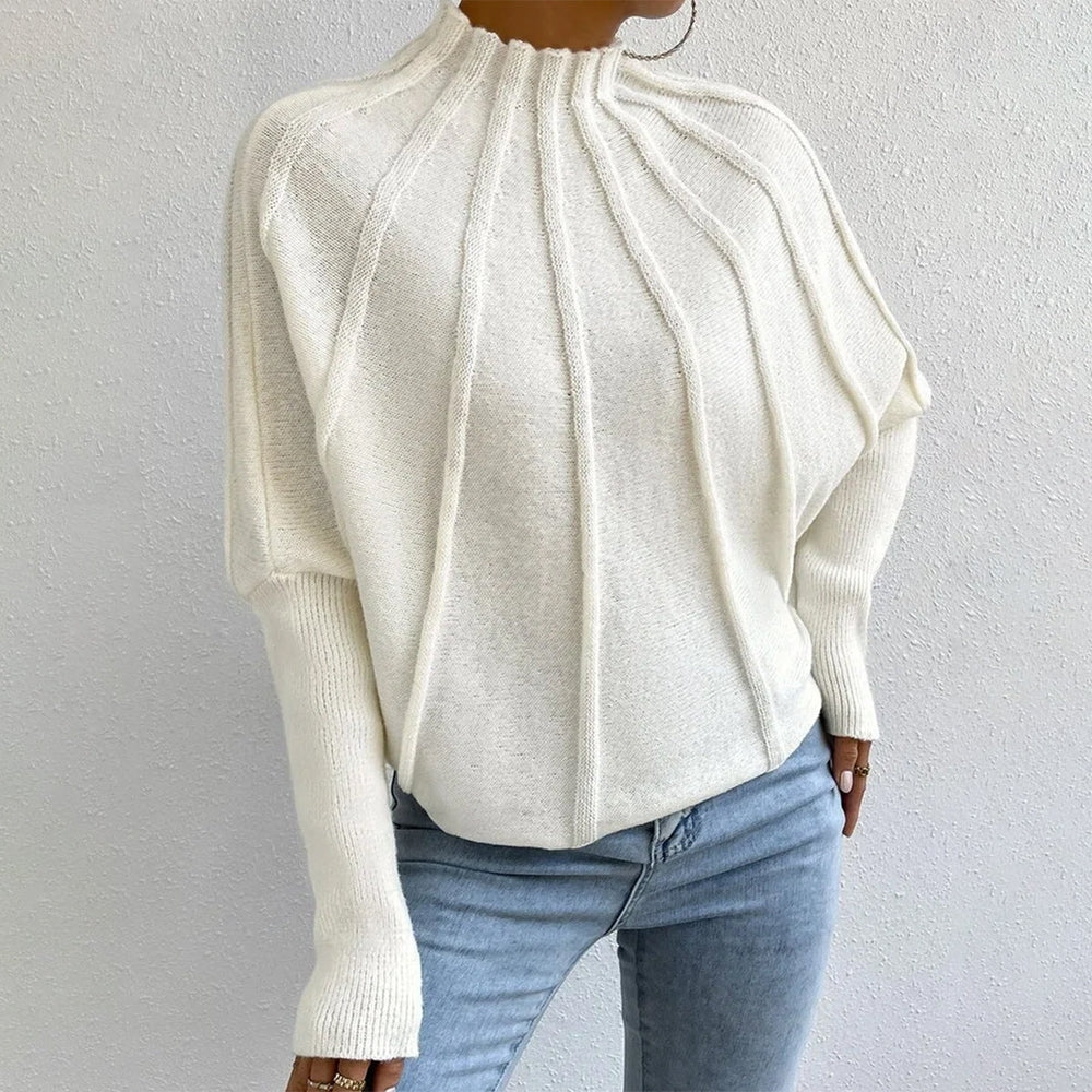 Weiche Kaschmir-Pullover Damen Fledermaus Ärmel