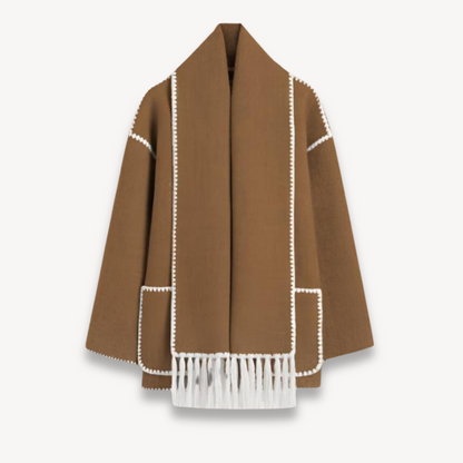 Damen Übergrößen Cape Mantel