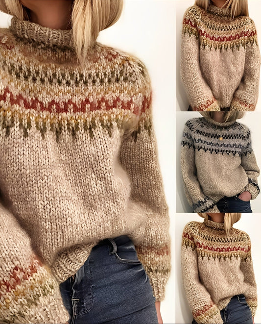 Damen Pullover Grobstrick Modern - IdealeKleiden