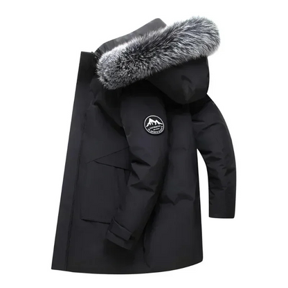 Herren Winterparka Winddicht Warm Isoliert