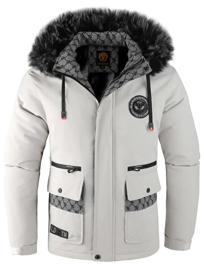 Winterjacke Warm Kapuze Kunstfell Outdoor