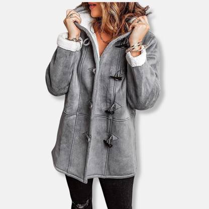 Kuschel Fleecejacke Mit Kapuze Plüschfutter