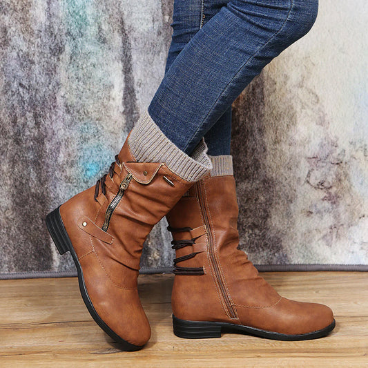 Modische Winterstiefel Damen - IdealeKleiden