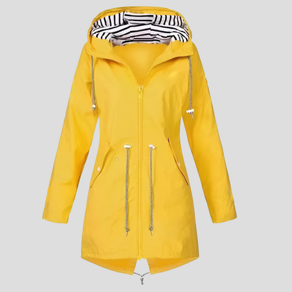 Wasserdichte Damenjacke Kapuze Regenjacke