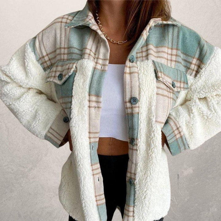 Damen Jacke Baumwolle Weich und Warm - IdealeKleiden