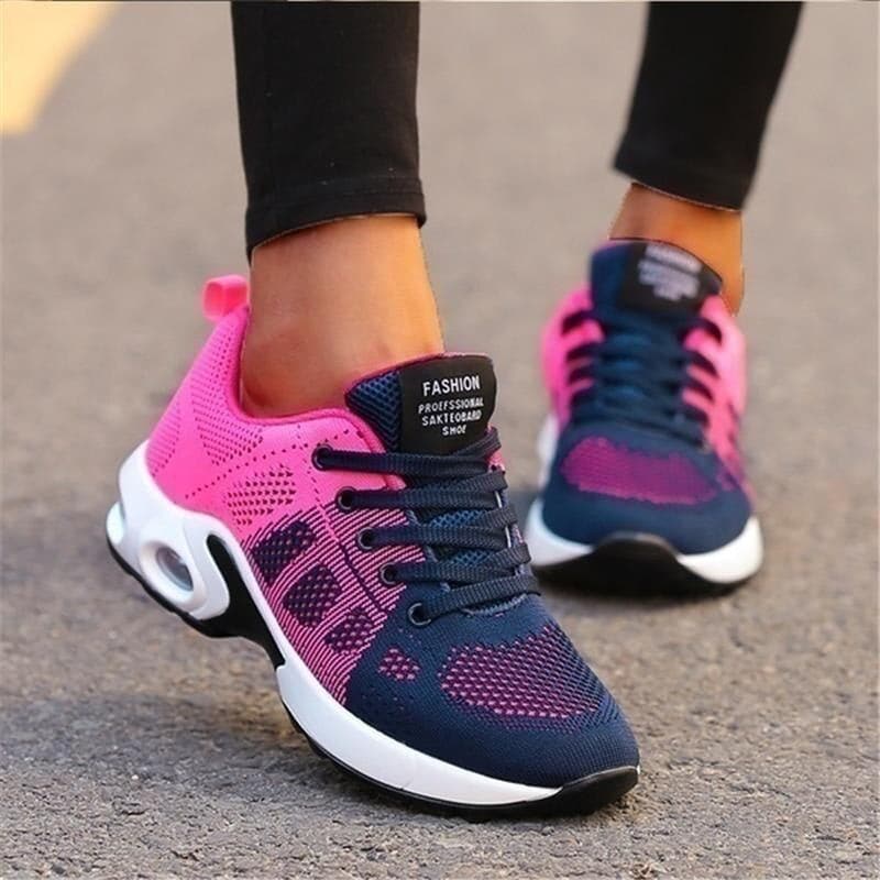 Bequeme Sneaker Atmungsaktiv Mesh Schuhe