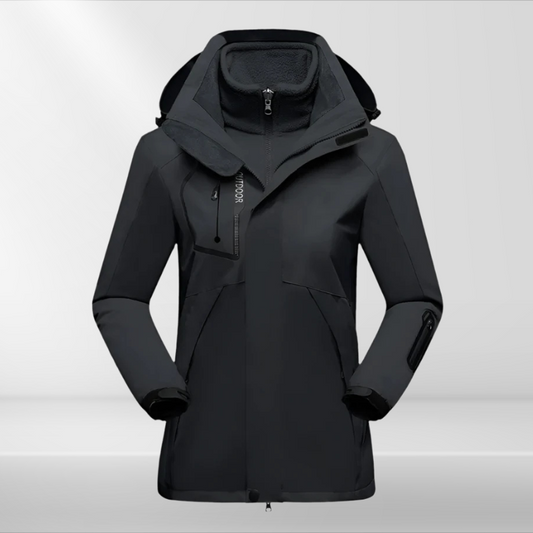 Praktische 3-in-1 Damenjacke Allwetter - IdealeKleiden