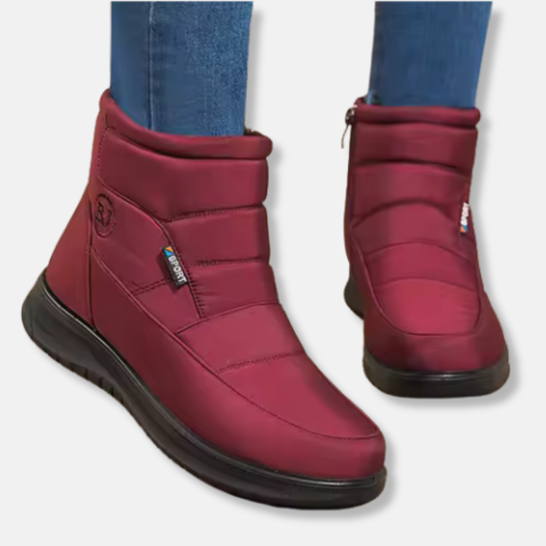 Winterstiefel Damen Knöchellang Gepolstert Rutschfest