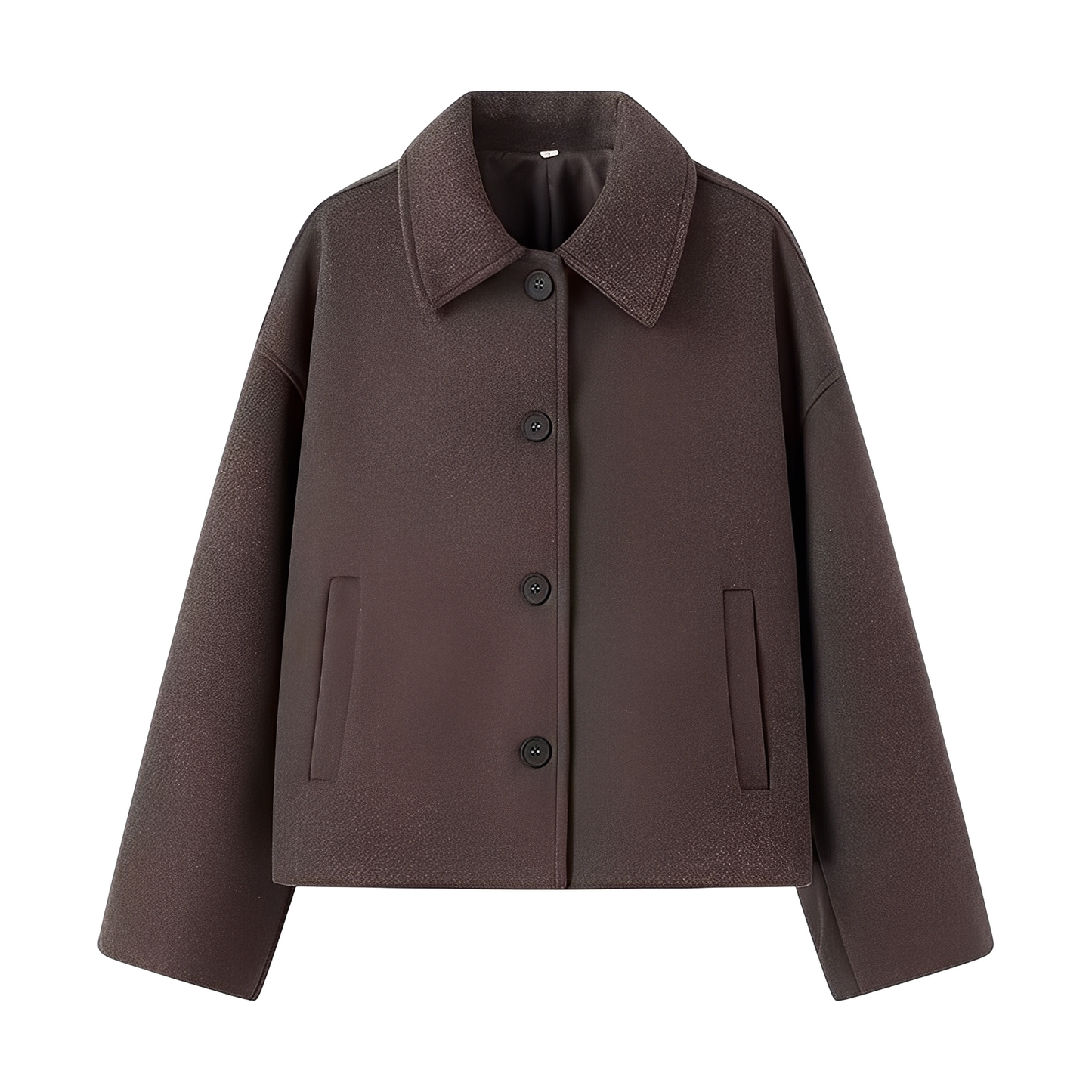 Damenjacke Lässig Knöpfe Modern