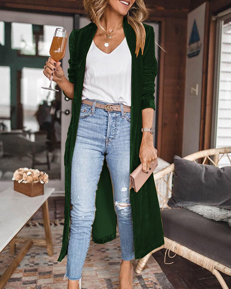 Lange Damenjacke Elegant