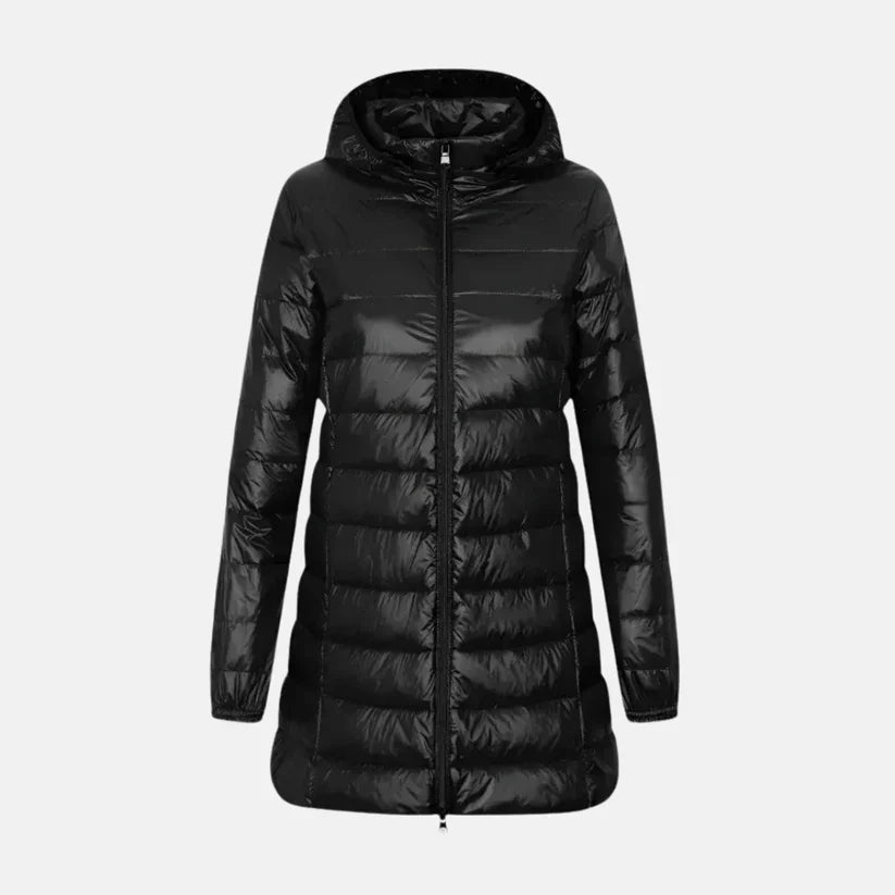 Frauen Daunenjacke Steppjacke Kapuze Warm - IdealeKleiden