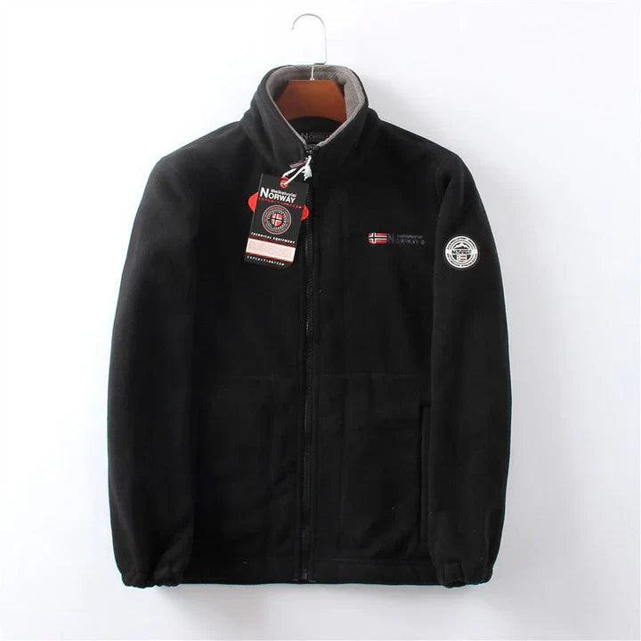Herren Fleecejacke Winddicht Bequem