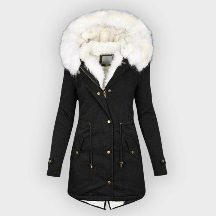 Wintermantel Langarm Warm Elegant Damen - IdealeKleiden