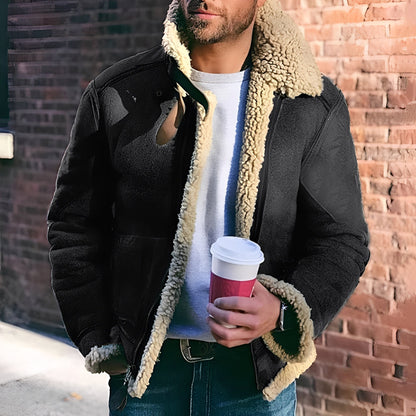 Herren Jacke Modern Breit Revers