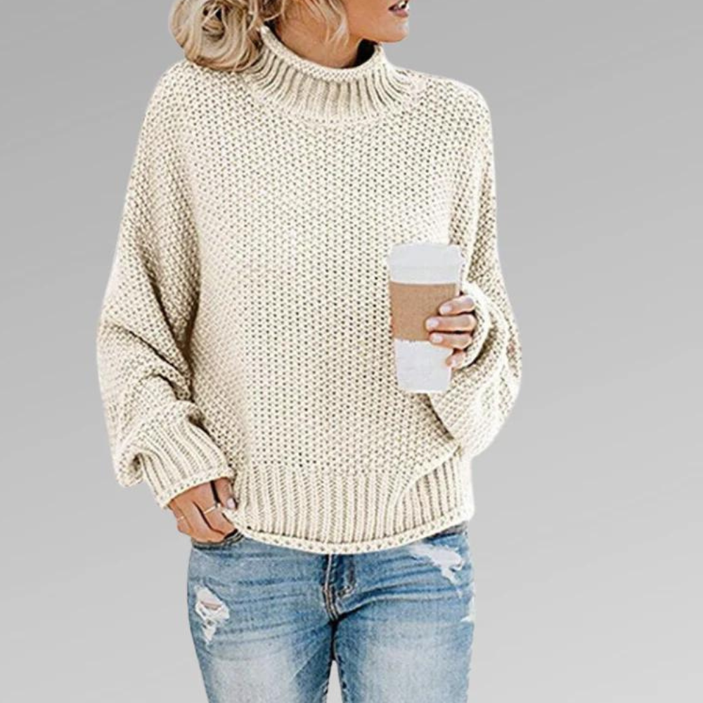 Elegante Strickpullover Damen Skandinavisch Chic