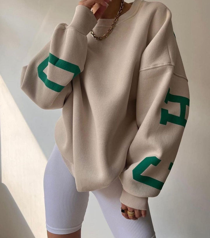 Damen Pullover Großzügig Bequem Alltag