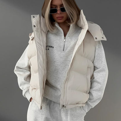 Warmgepolsterte Weste Damen Winter