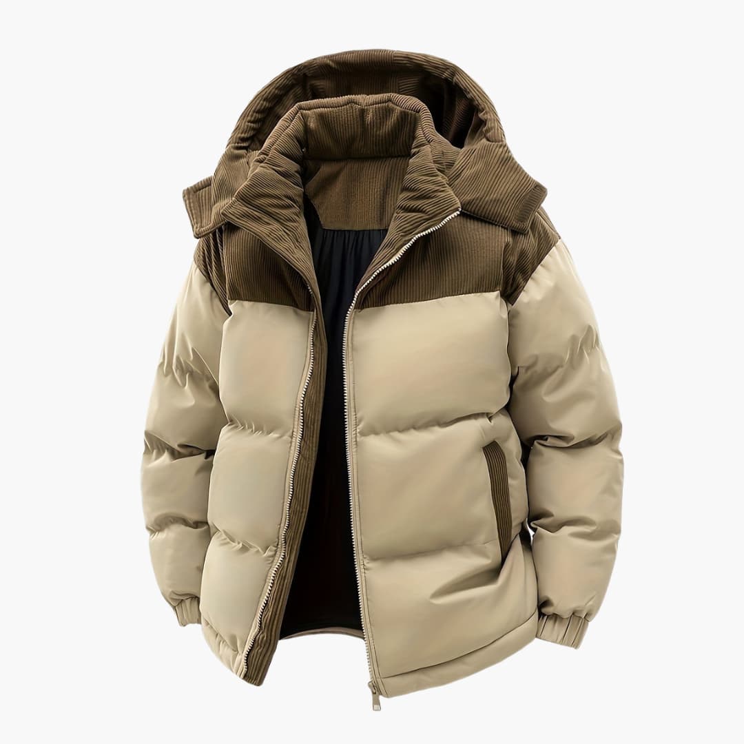 Stylische Kapuzenjacke Modern Puffer Design