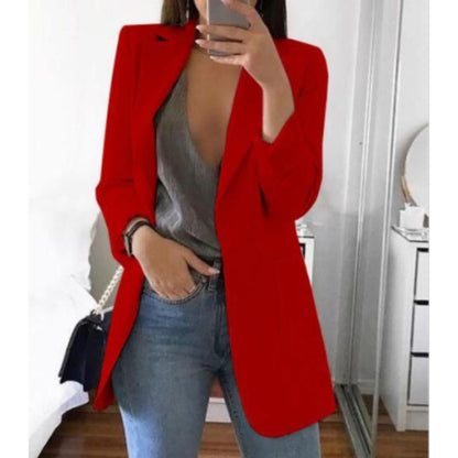 Damen Blazer Langarm Elegant